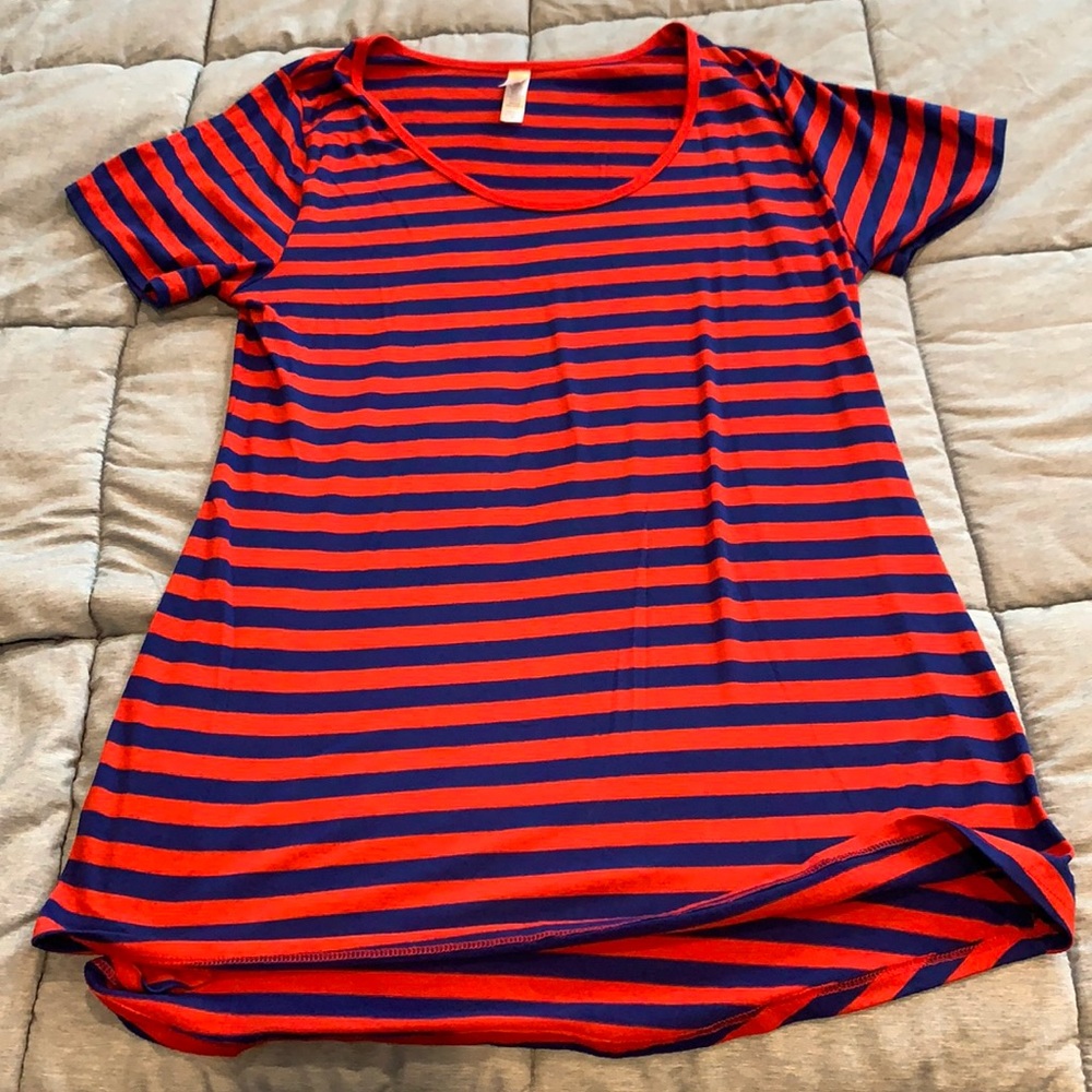 Lularoe Striped Classic T